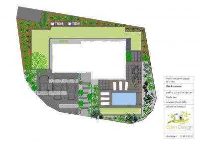 Plan jardin maison