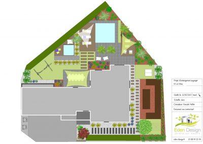 Plan aménagement extérieur Obernai Molsheim