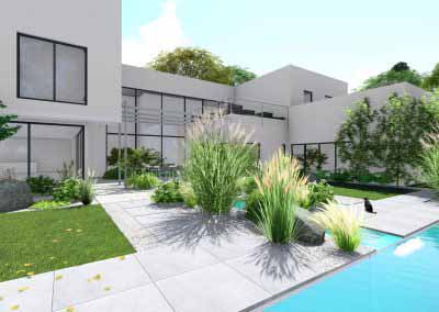 3d jardin design villa