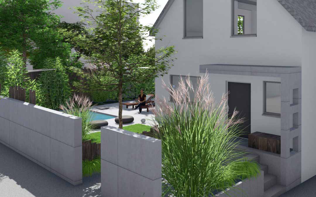 Plan jardin 3d paysagiste