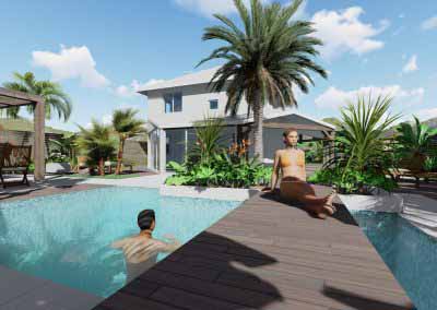 Piscine Photo 3D Paysagiste